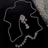 Buy Fluxa Silver Kandora Waist Belt Jewellery For Women Online | Roodap